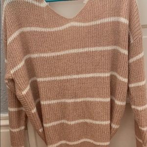 Altars state Sweater with open back